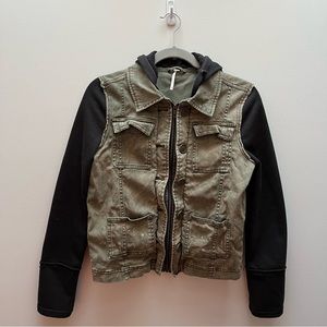 Free People Sweatshirt Jacket